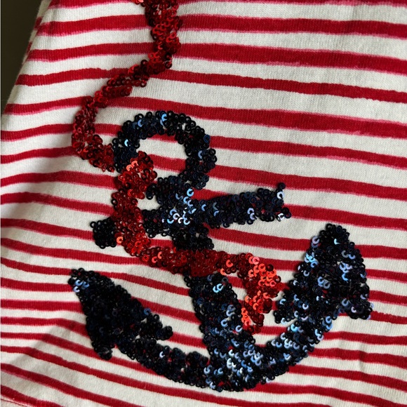 Kim Rogers Red and White Striped Top - Picture 10 of 10